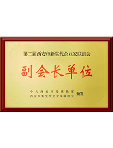 第二届西安市新生代企业家联谊会副会长单位